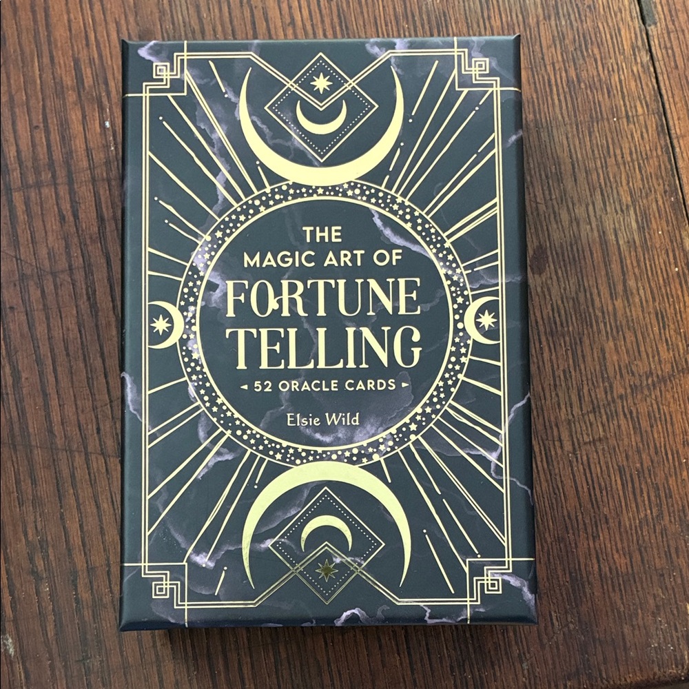 The Magic Art of Fortune Telling Oracle Cards - Black & Gold